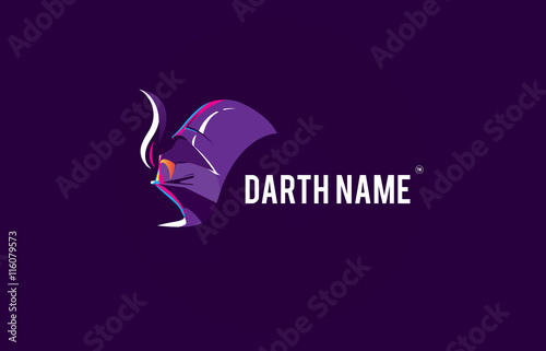 Darth Viper star death flat logo