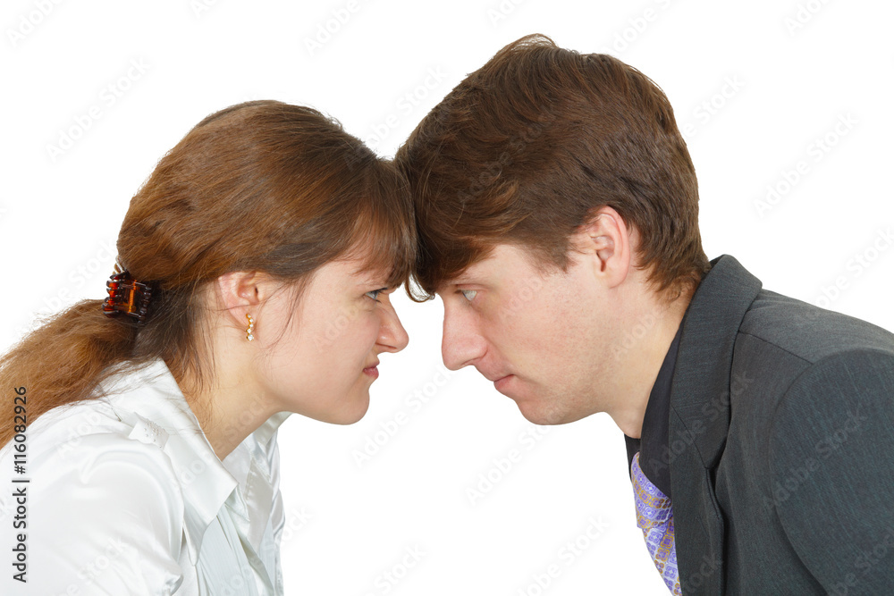 Conflict between man and woman Conflict between man and woman