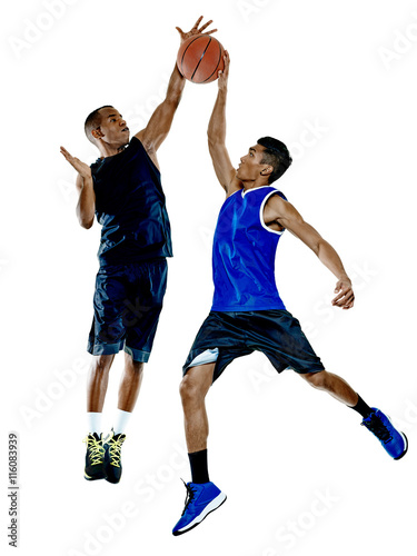 basketball players men Isolated 