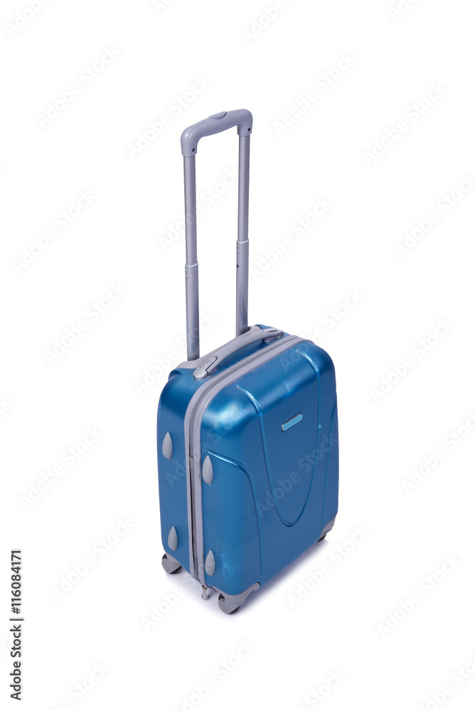 Suitcase isolated on the white background Suitcase isolated on the white background