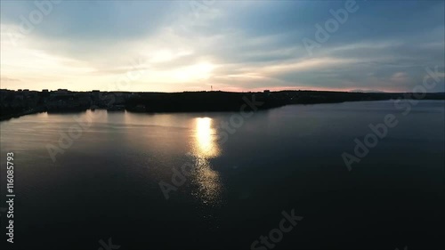 Wallpaper Mural sunset on the river Torontodigital.ca