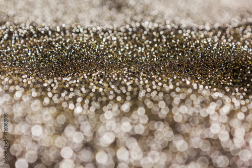 Luxury platinum glittering  bokeh light shining background