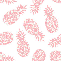 Keuken achterwand Ananas patronen Silhouet ananaspatroon voor textiel  © mashot