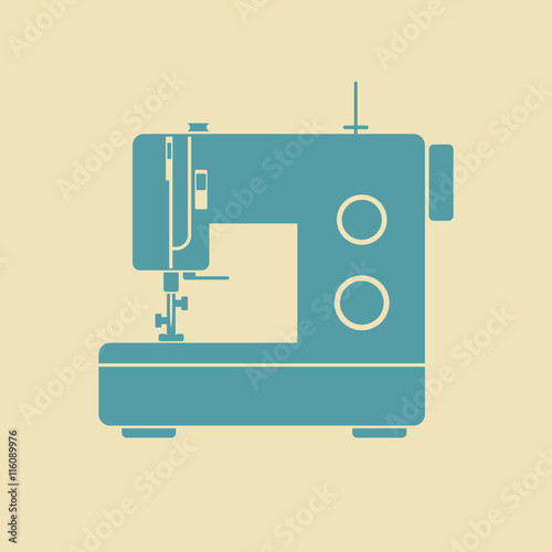  Sewing machine icon © Anthonycz