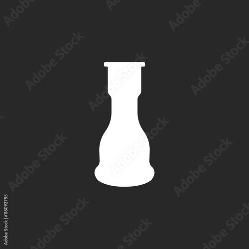 Hookah bulb simple icon on background