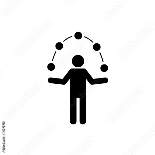 Man Juggling Balls Icon