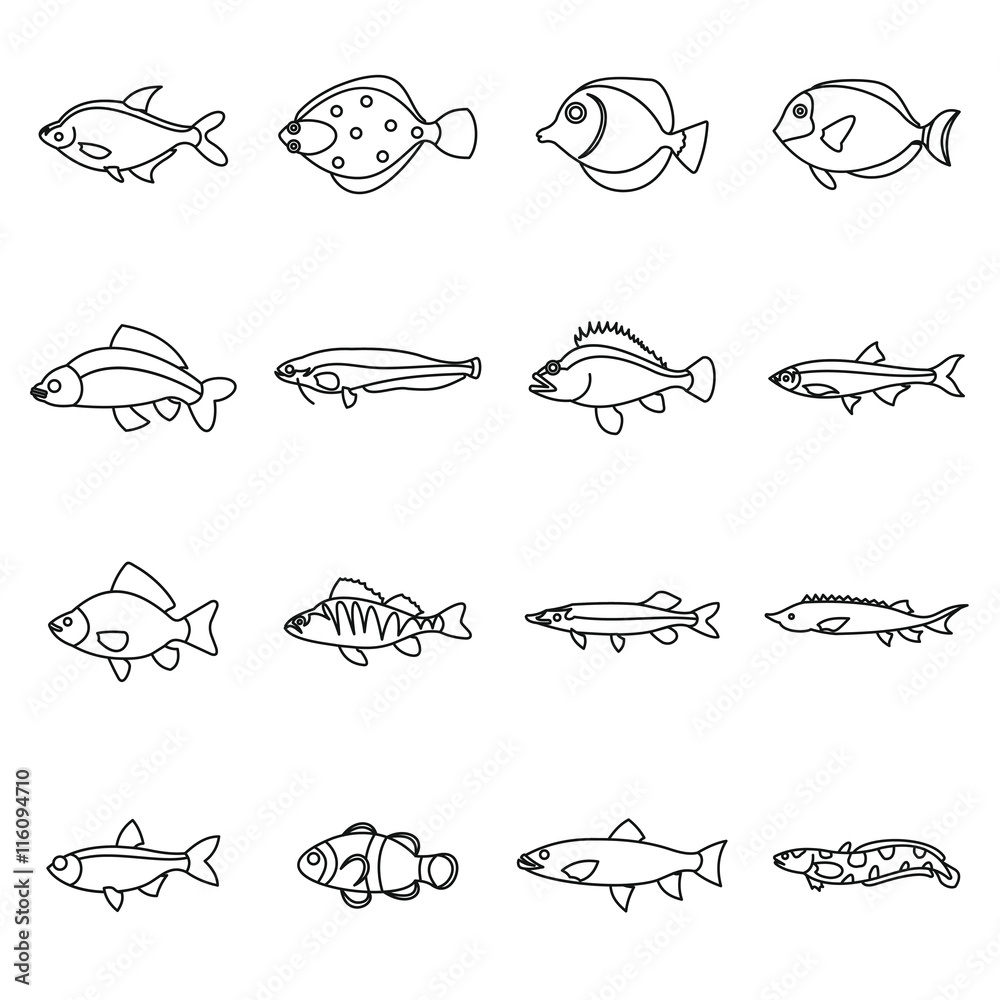 Black Line Drawing Small Fish, Fish Drawing, Fish Sketch, Black PNG  Transparent Clipart Image and PSD File for Free Download