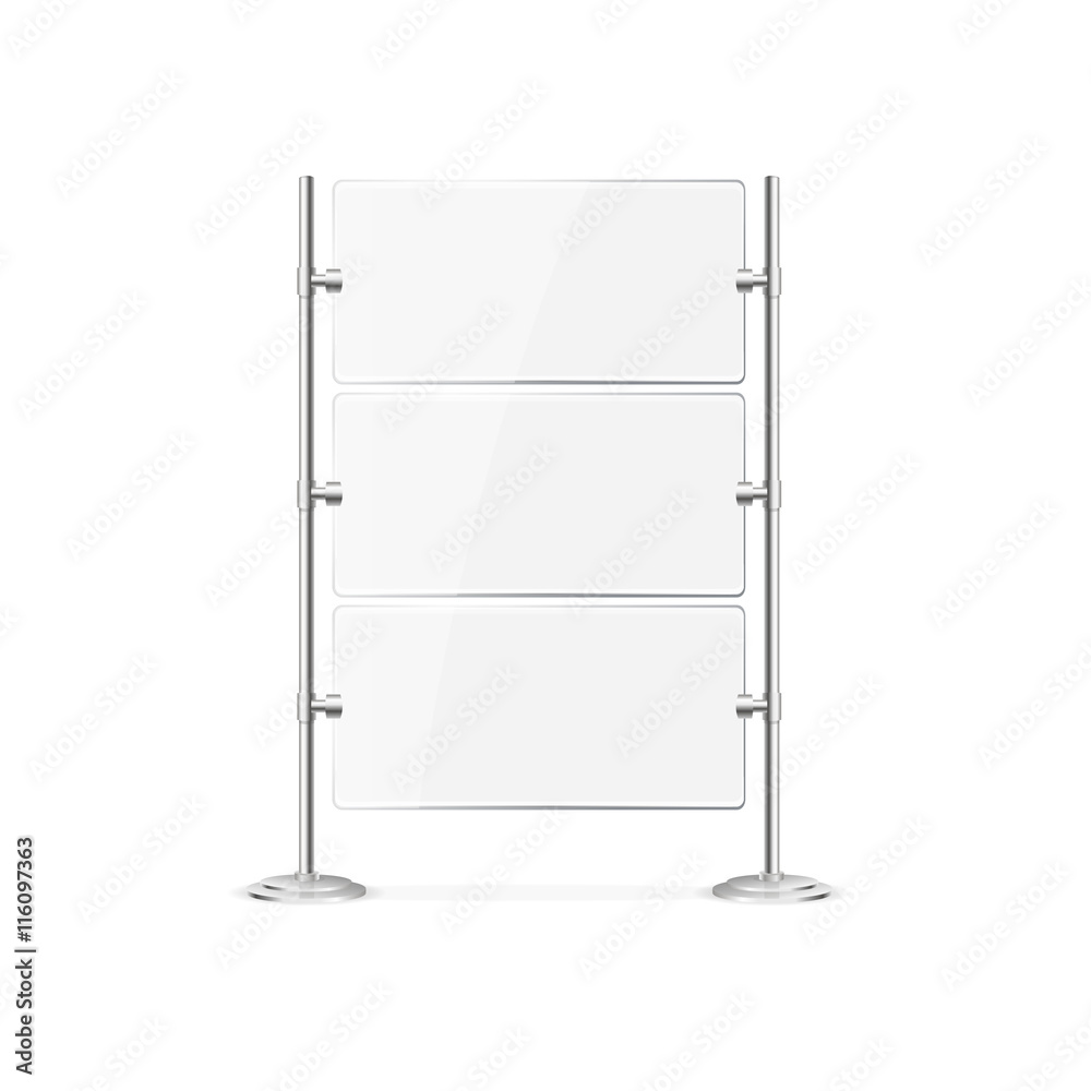 Glass Screen Banner. Vector Glass Screen Banner. Vector