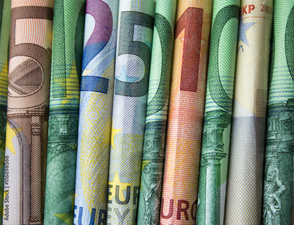  cash money - euro bills , european money