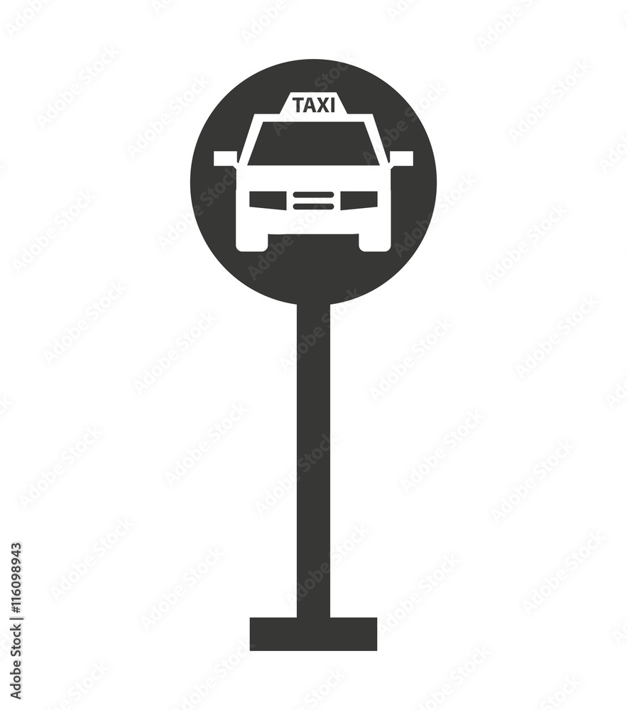 taxi stop signal traffic