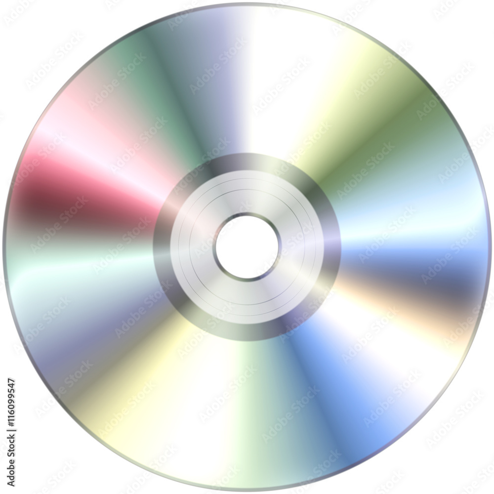 CD isolated on White CD isolated on White