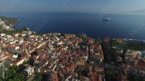 Aerial View of Sorrento, Italy photo