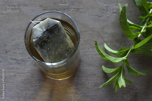 Mint tea with real mint