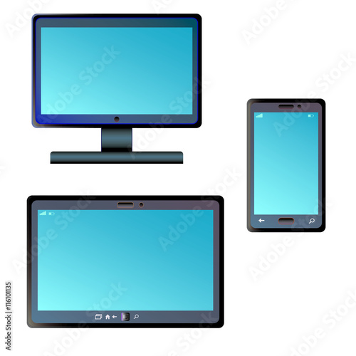 Monitor tablet and phone