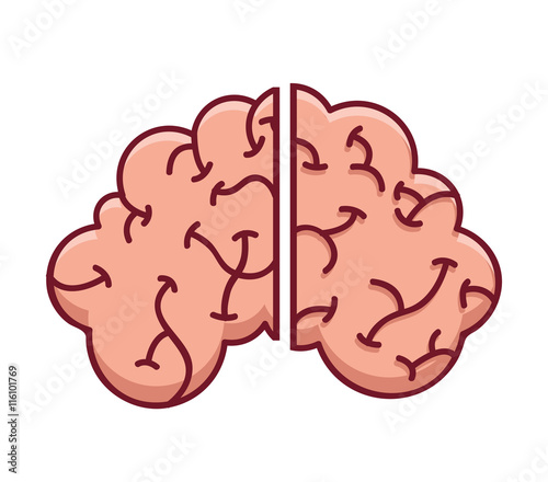 brain storming mind icon