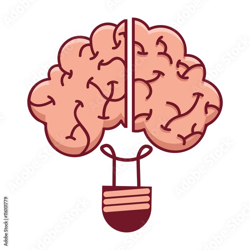 brain storming mind icon