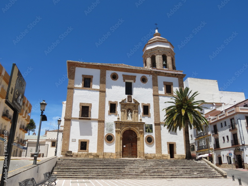 Espagne -Andalousie - Ronda - Eglise del Socorro