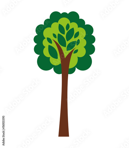 tree plant eco icon