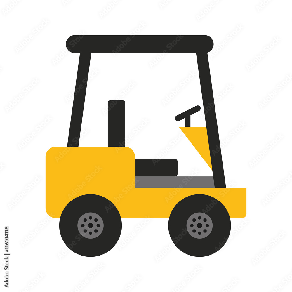 forklift machine lifting icon