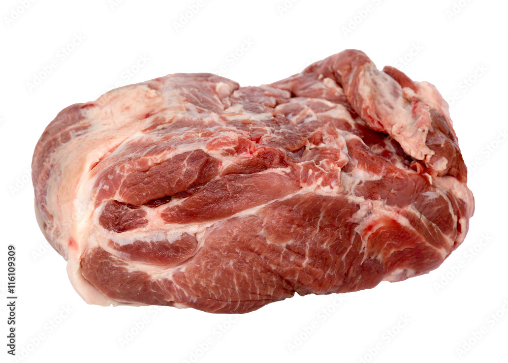 Meat of pork neck