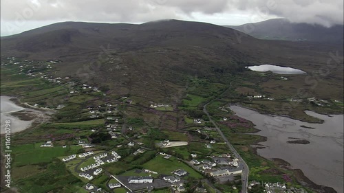 Flying Past Achill Sound Towards Clew Bay photo