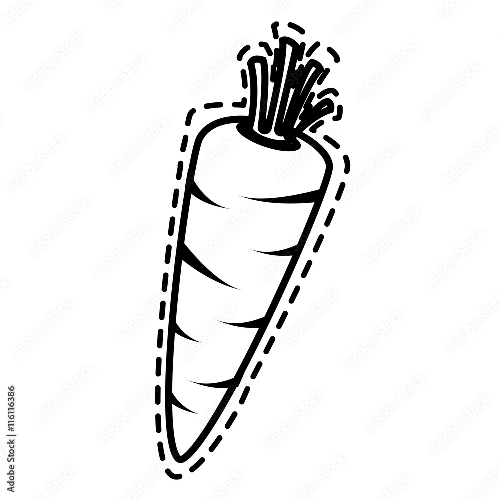 Delicious and fresh carrot vegetable, isolated flat icon design vector illustration. Delicious and fresh carrot vegetable, isolated flat icon design vector illustration.