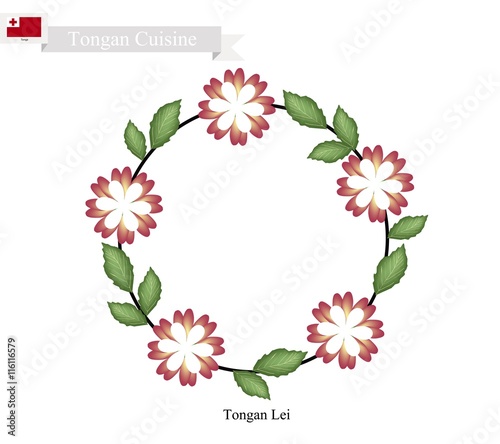Tongan Lei or Tonga Heilala Flowers Garland