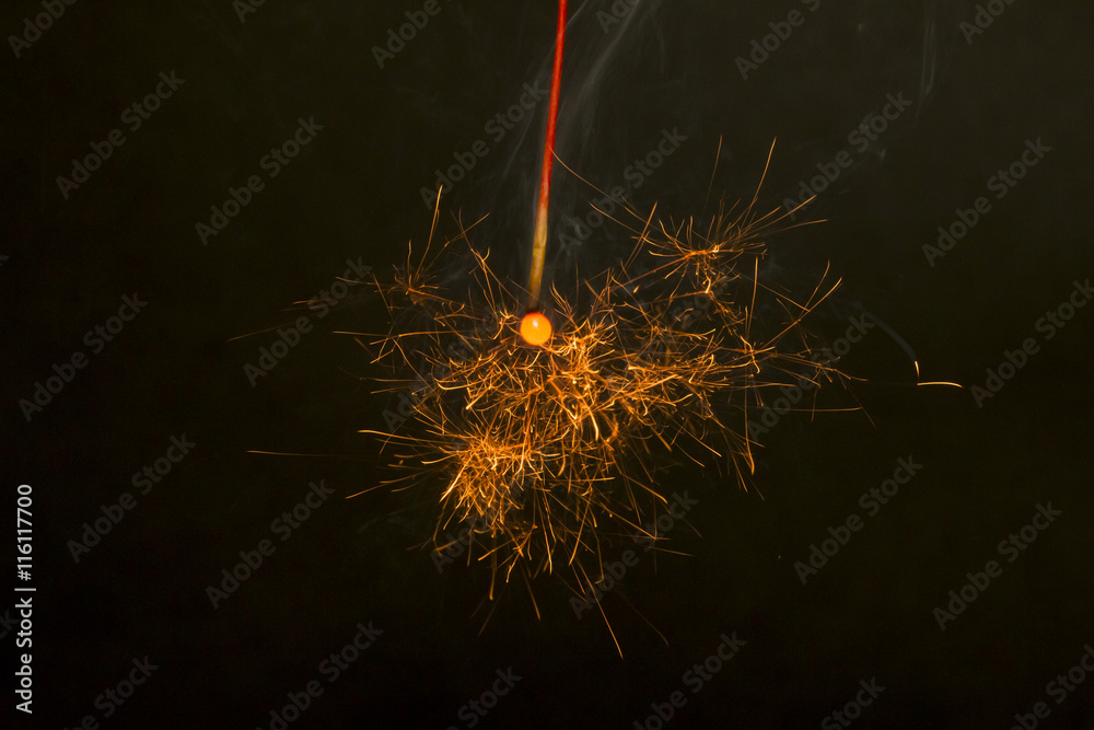 Naklejka premium 線香花火