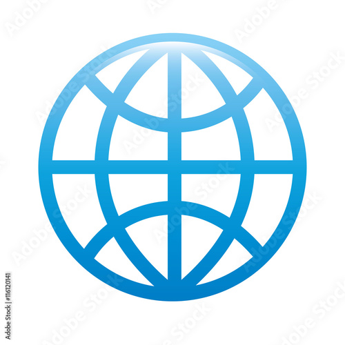 Global world symbol design