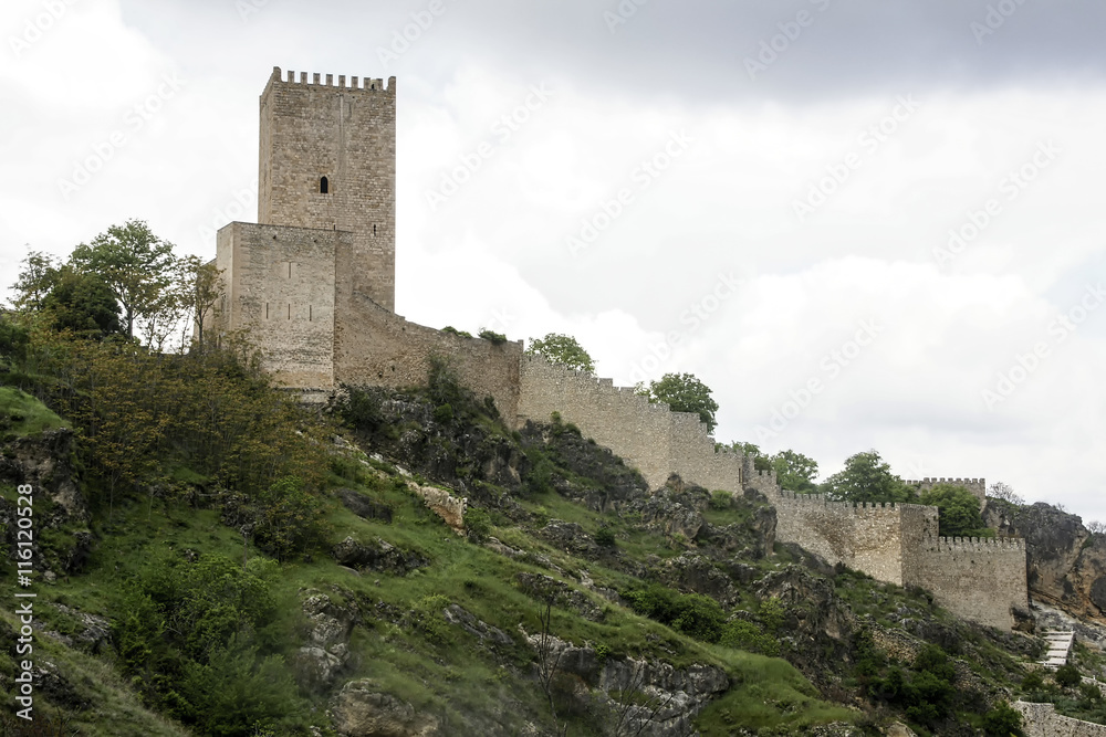 Castillo de la Yedra o de las cuatro esquinas en el municipio de Cazorla, Jaén
