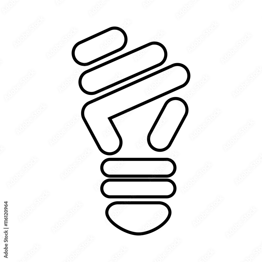 bulb lineal vector design bulb lineal vector design
