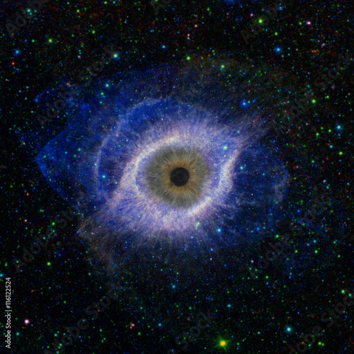 Eye in space Elements of this image furnished by NASA