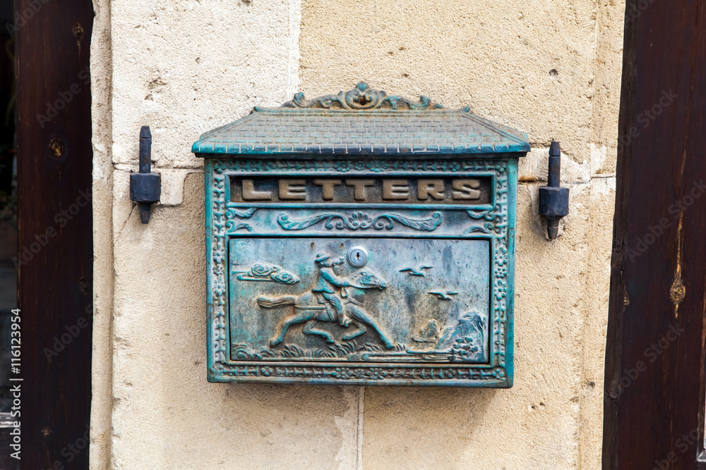 Old letter post box