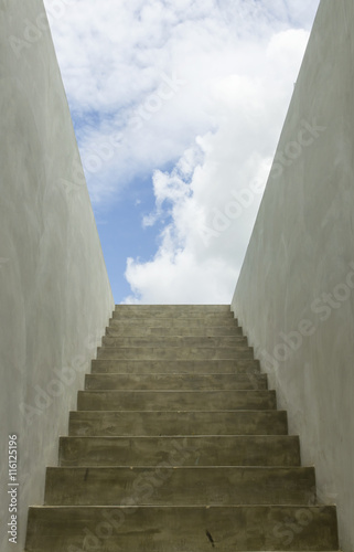 Concrete Stair to the sky