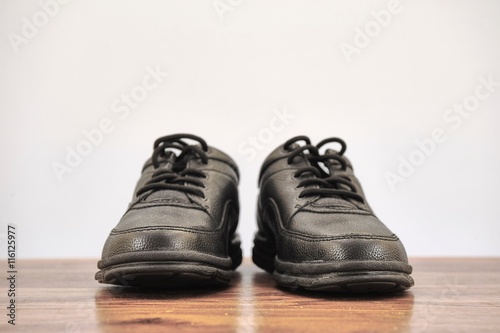 Black Walking Shoes
