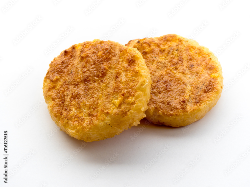 Sticky rice dipped egg Grilled Sticky rice dipped egg Grilled