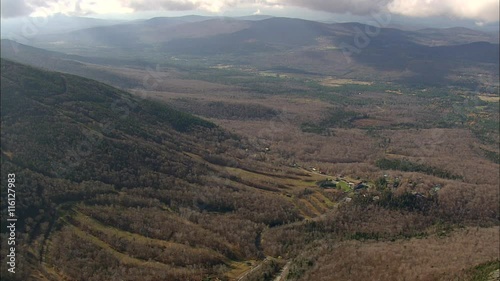 Valley And Hills, Fall Colours photo