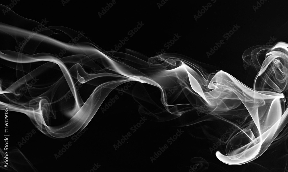abstarct smoke swirls - obrazy, fototapety, plakaty 