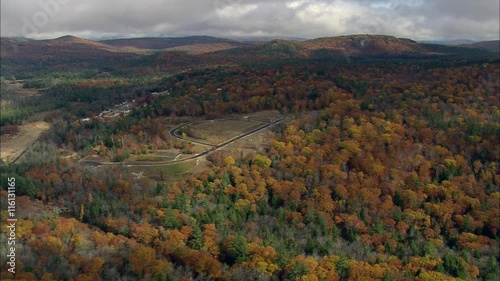 Flying Around Cloud Topped Mountain photo