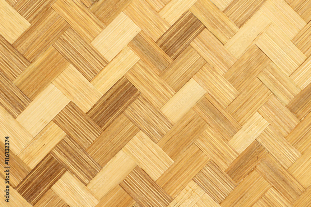 Woven bamboo pattern background Woven bamboo pattern background