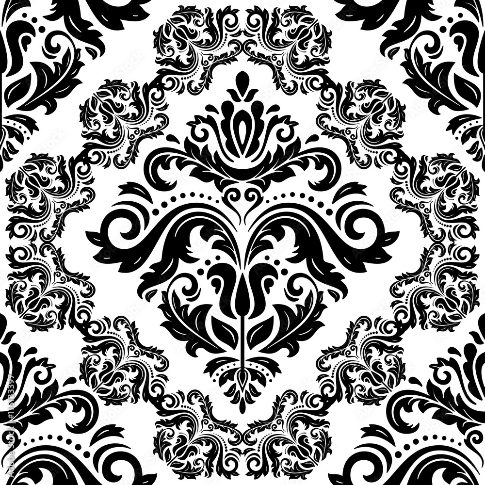 Seamless Wallpaper in the Style of Baroque