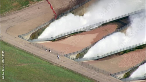 Oahe Dam Outflow photo