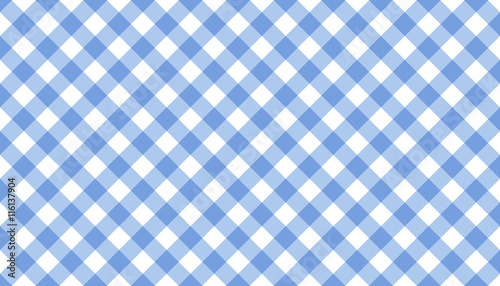 blau weiß Karo Tischdecke Muster kariert 
