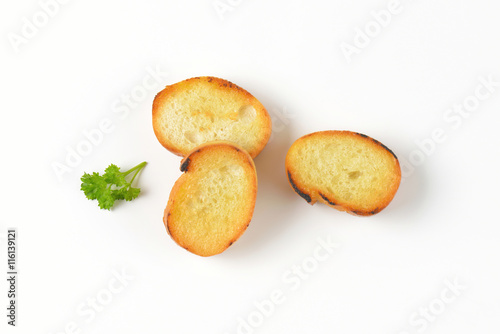 pan fried bread slices
