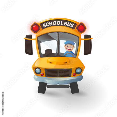 Funny school bus