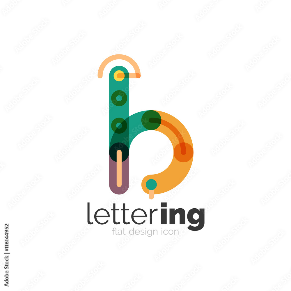 Letter logo business icon Letter logo business icon