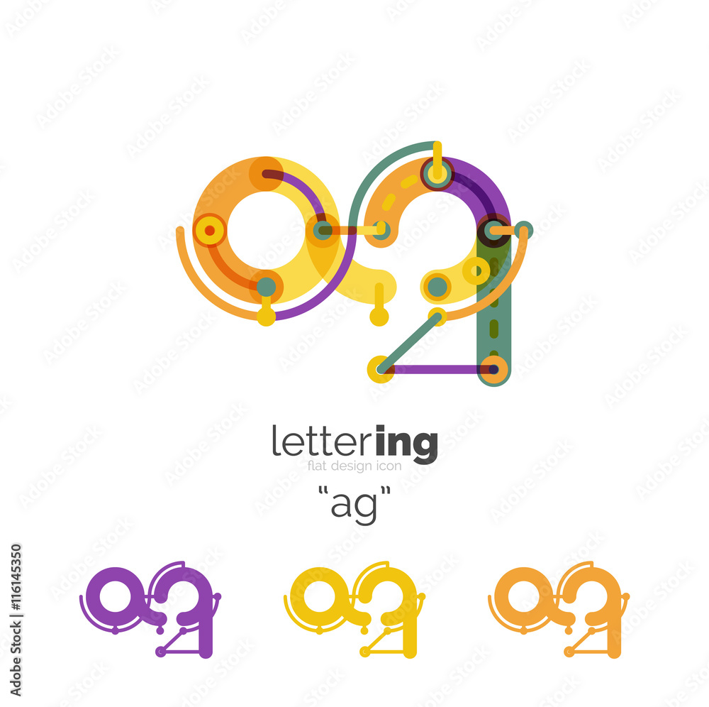 Letters logo icon