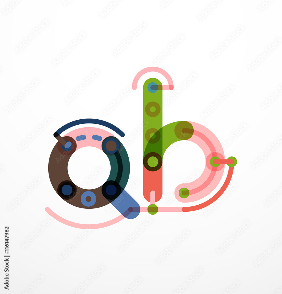 Vector letter concept Vector letter concept