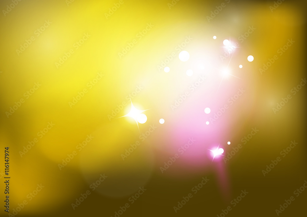 Vector yellow shiny blurred sky background Vector yellow shiny blurred sky background