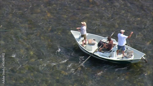 Fishing Boats On Madison River photo